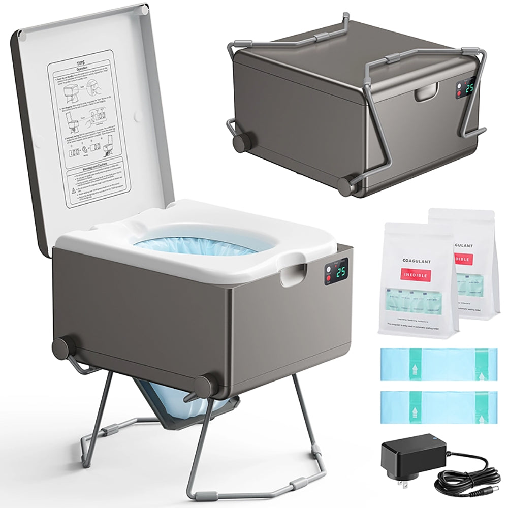 Modiwell LE-310 Dry Flush Portable Toilet for Camping and RV