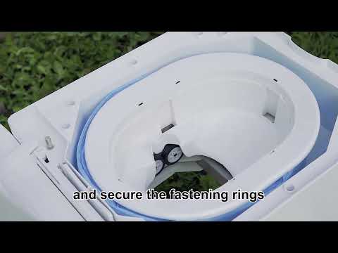 Dry Flush Toilet, Portable Toilet for Camping & Outdoor [Odorless & One-click Flushing]