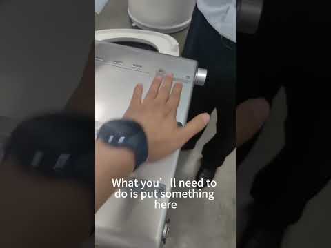 Modiwell dry flush toilet modification: legs can be removed