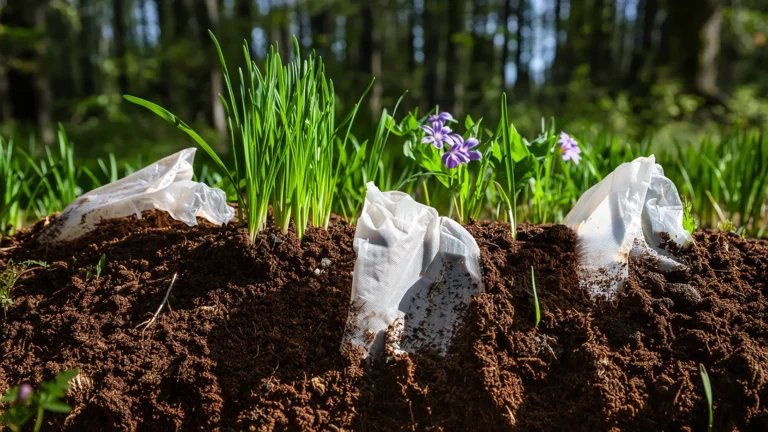 Biodegradable plastic composting