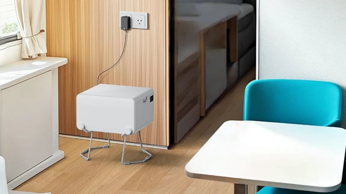 Home portable toilet indoors