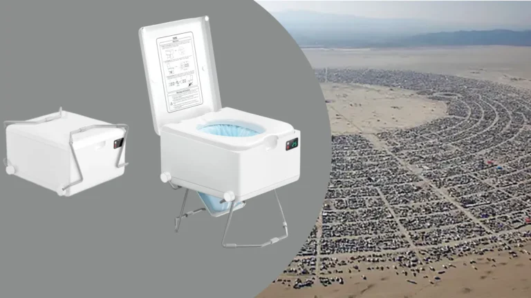 Modiwell waterless toilet Burning Man Festival toilet plan