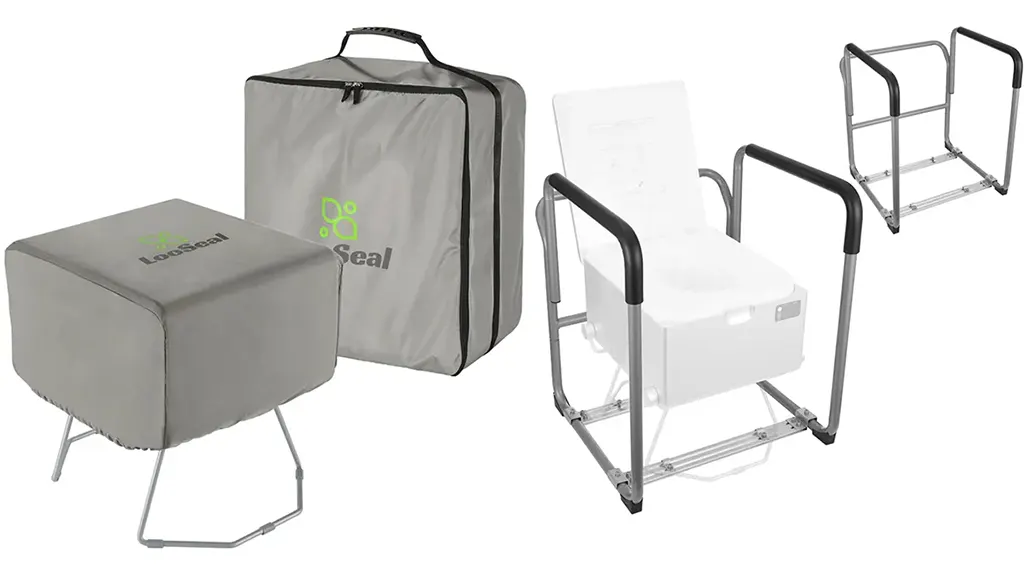 modiwell portable toilet bag & waterproof cover package dimension