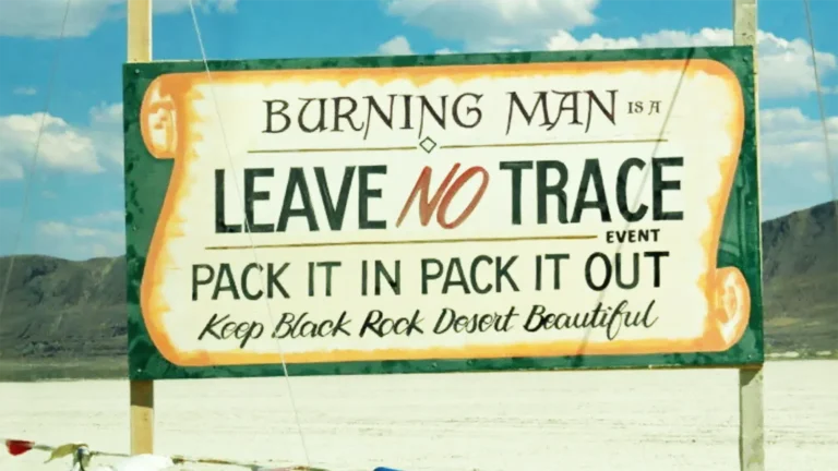 Burning Man Waste Disposal Leave No Trace