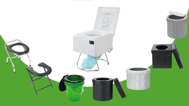 Camping bag toilet types