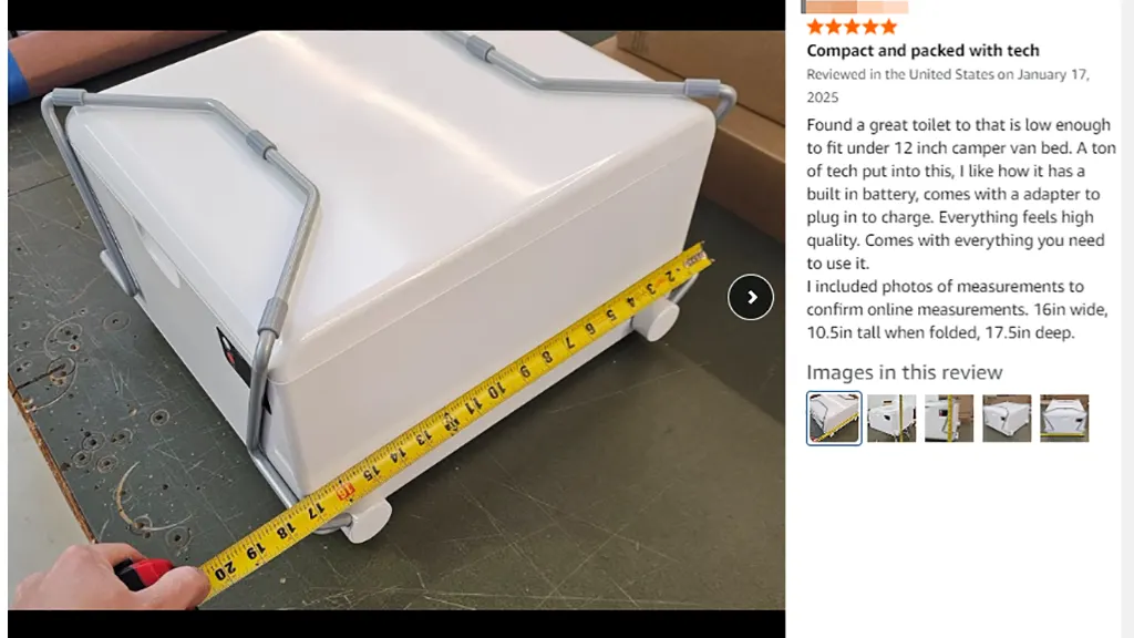 Modiwell dry flush toilet in camper van related comments