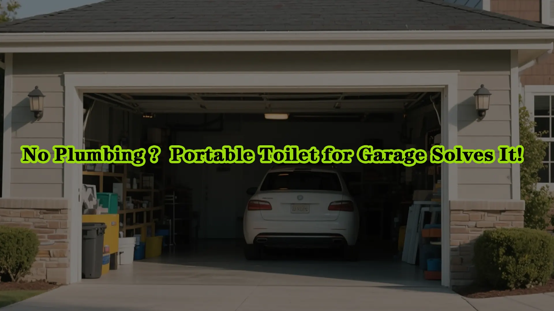 Portable Toilet for Garage