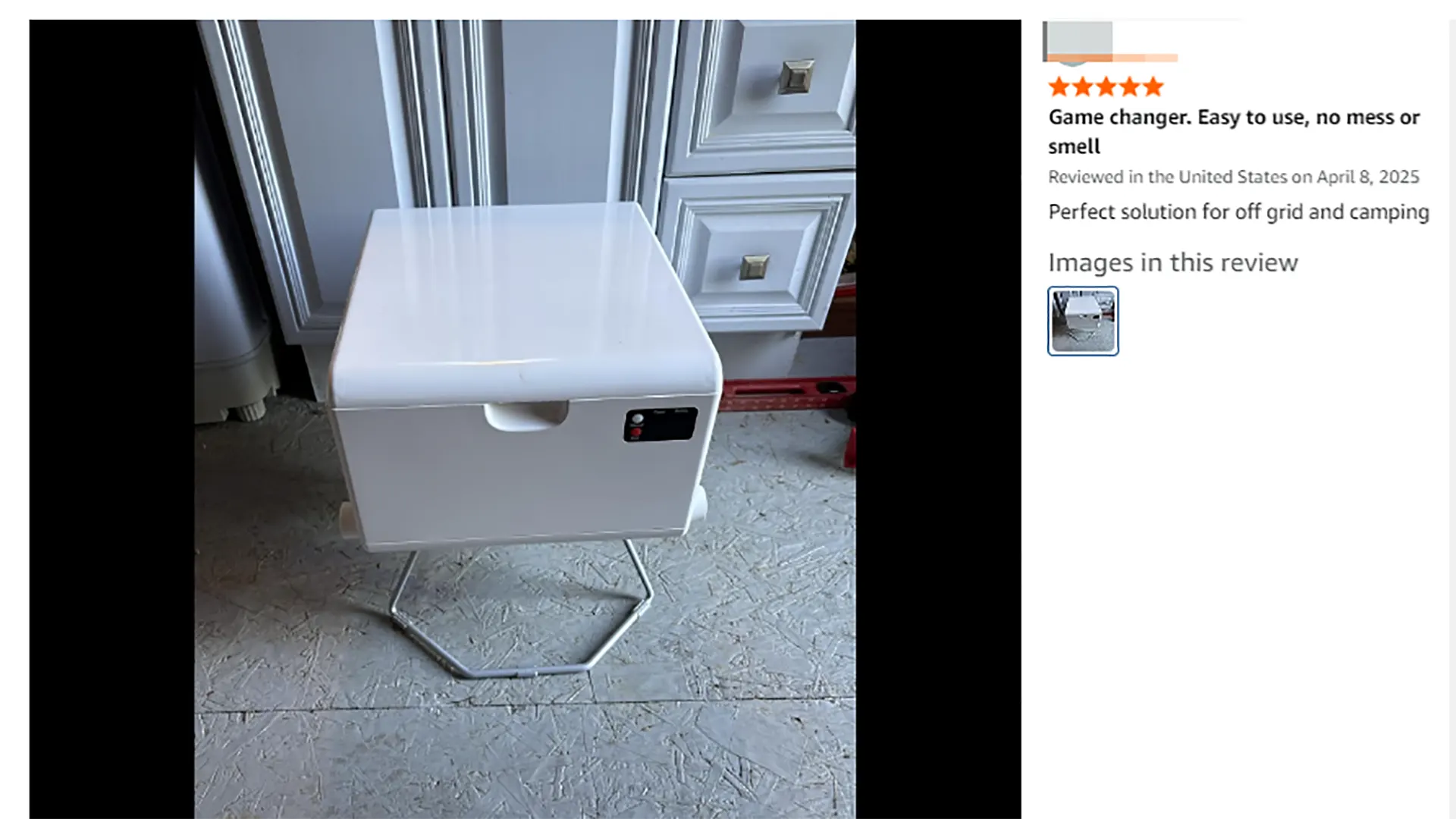 Modiwell Dry Flush Toilet in Truck Camper Related Reviews
