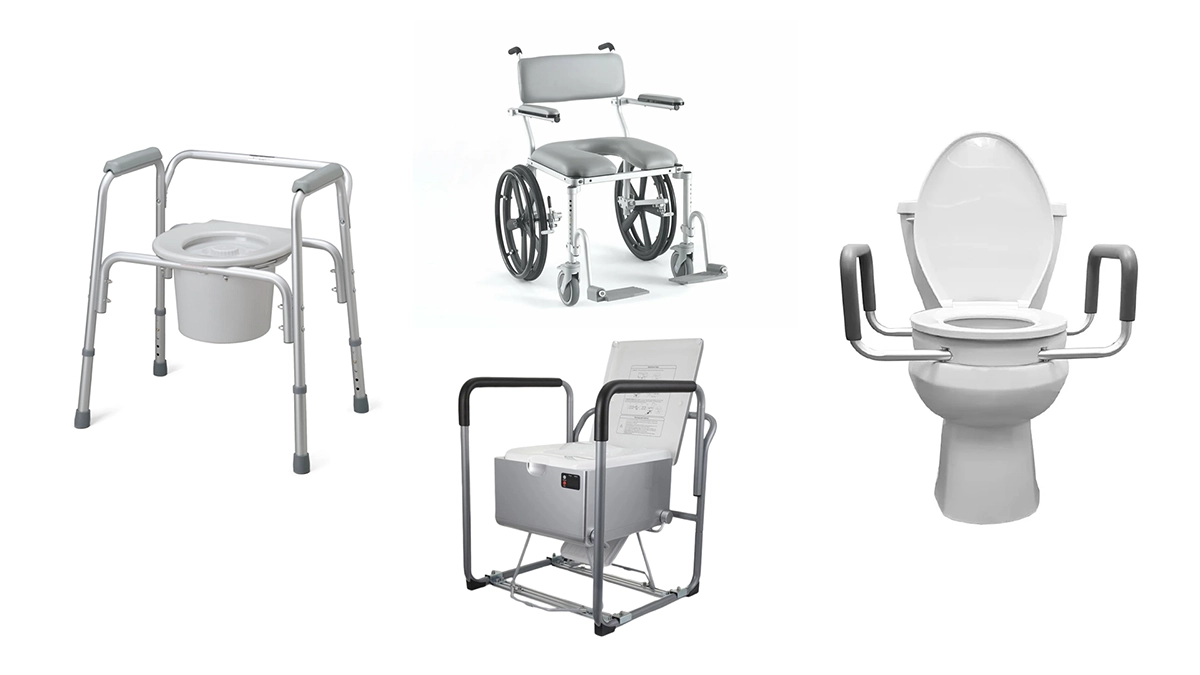 Portable Toilet for the Elderly in a Small Space
